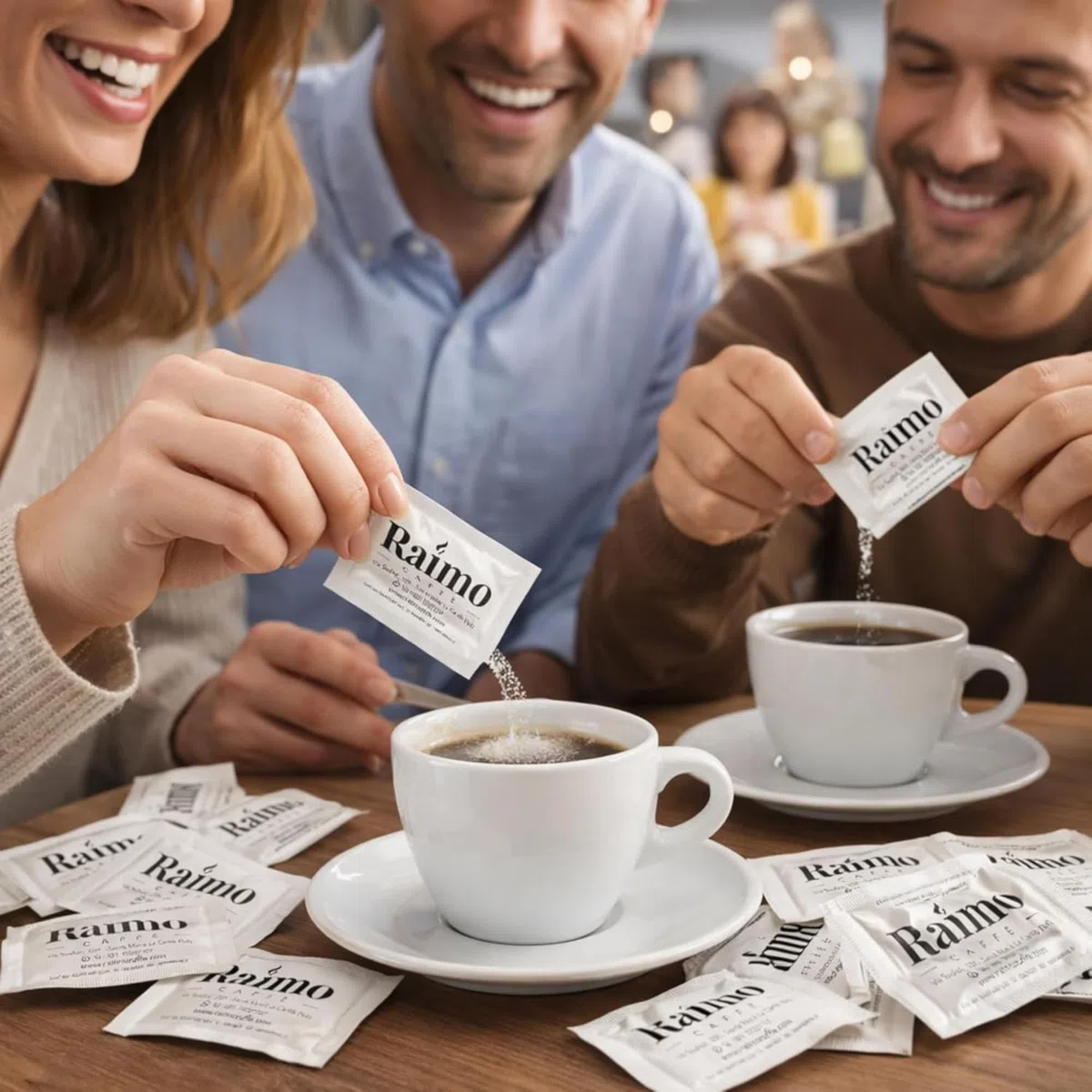 1000 Zucchero Bustine Bianco Monodose 4 g – Bustine Zucchero Monodose Prodotto In Italia - Ideale per Bar, Ufficio, Hotel e Catering – Porzioni Igieniche per Caffè, Tè e Bevande Calde