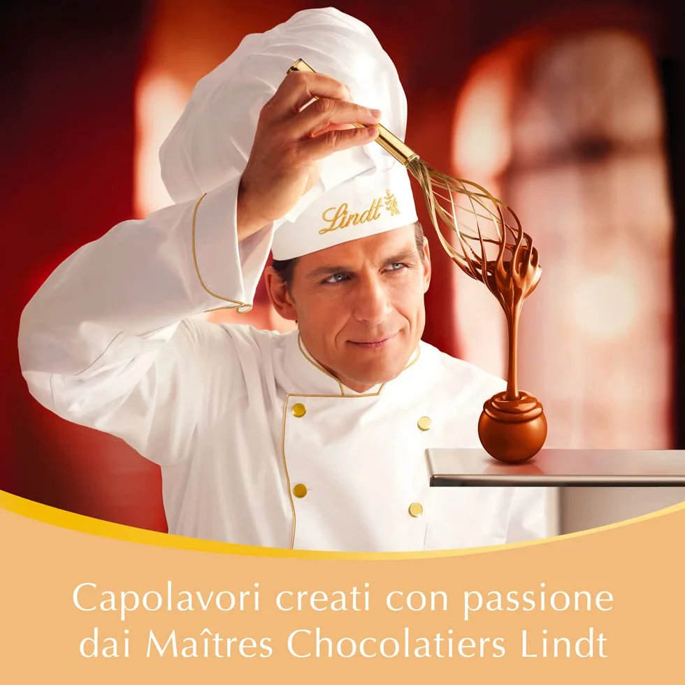 Lindt LINDOR Confezione Sharing Natale, Cioccolatini assortiti 525g