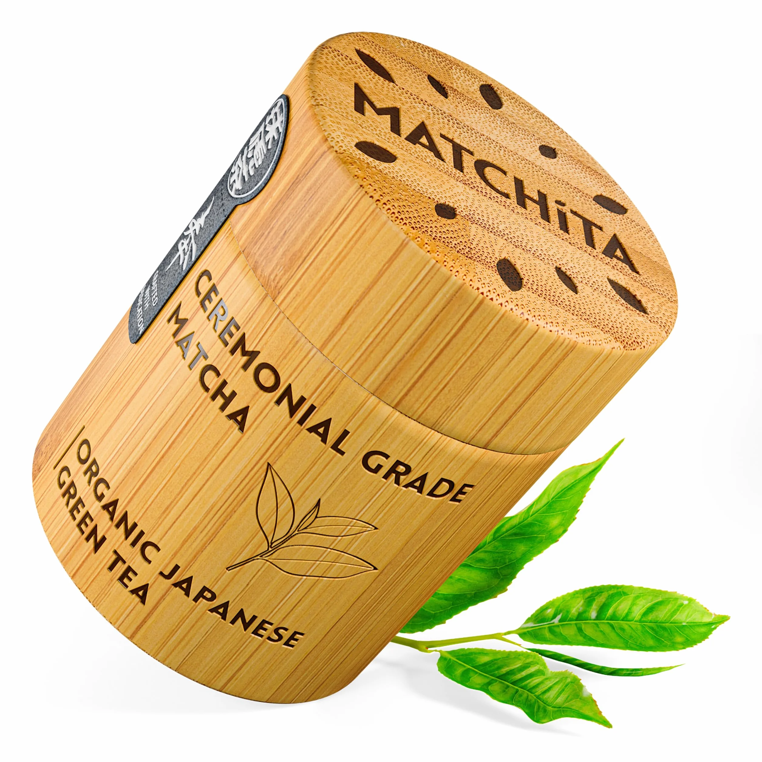 MATCHITA Polvere di Tè Verde Matcha Biologica Giapponese Grado Cerimoniale (40g) – Ricco, Cremoso: Per Bevande Calde e Fredde – Accresci la Tua Energia e il Sistema Immunitario