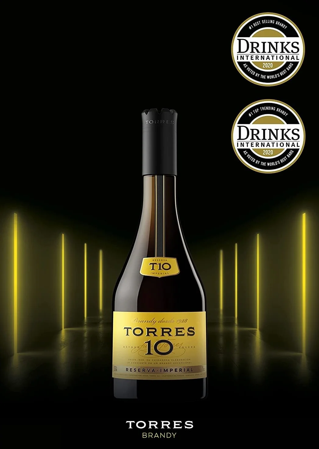 Torres Torres 10 Reserva Imperial Brandy 38% Vol., 70 cl