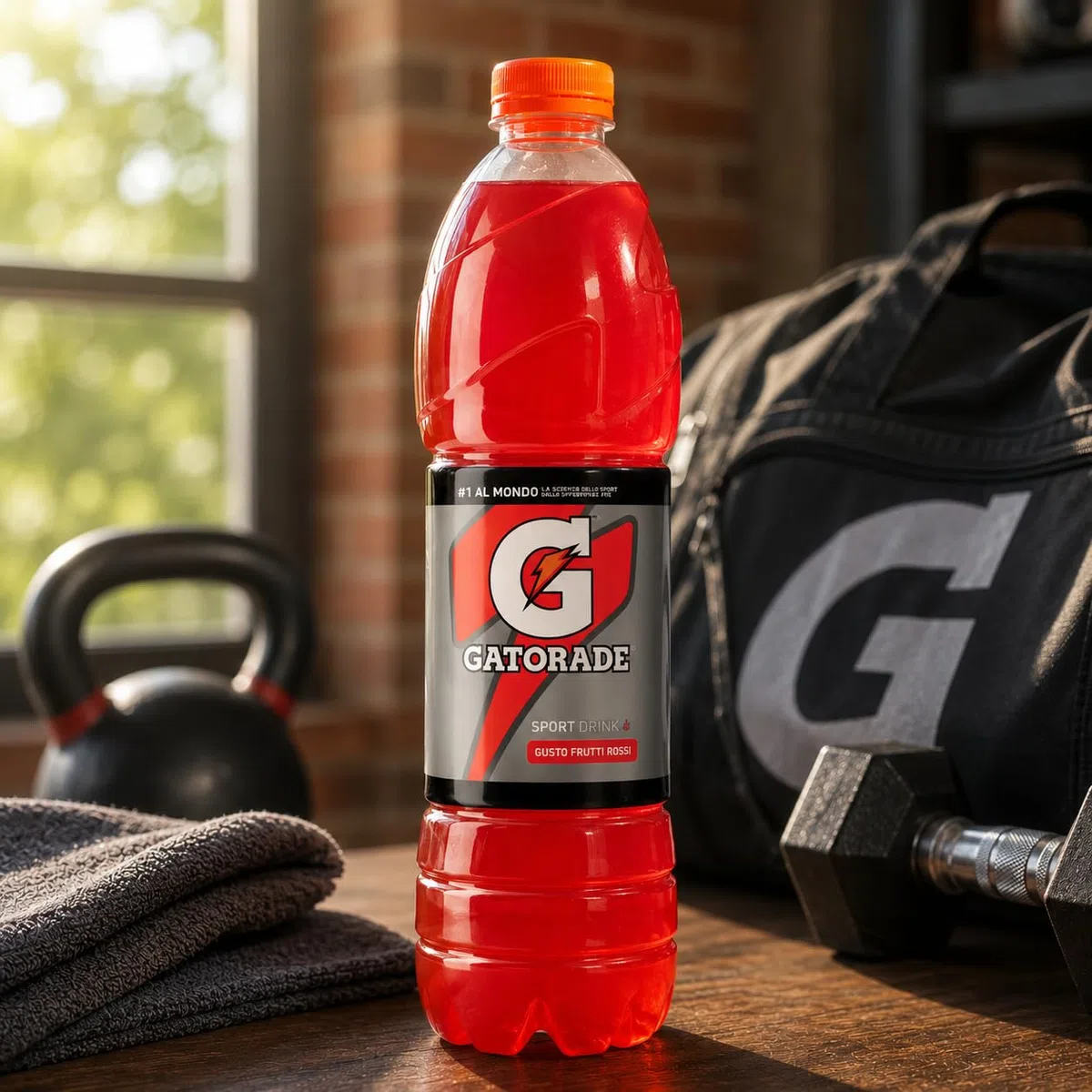 Per Gatorade 1,5 Litri x 6 Bottiglie Bevanda Isotonica con Sali Minerali per Sport e Idratazione Gusti Arancia, Arancia Rossa e Limone Drink Sportivo per Allenamento, Corsa e Palestra (Arancia Rossa)