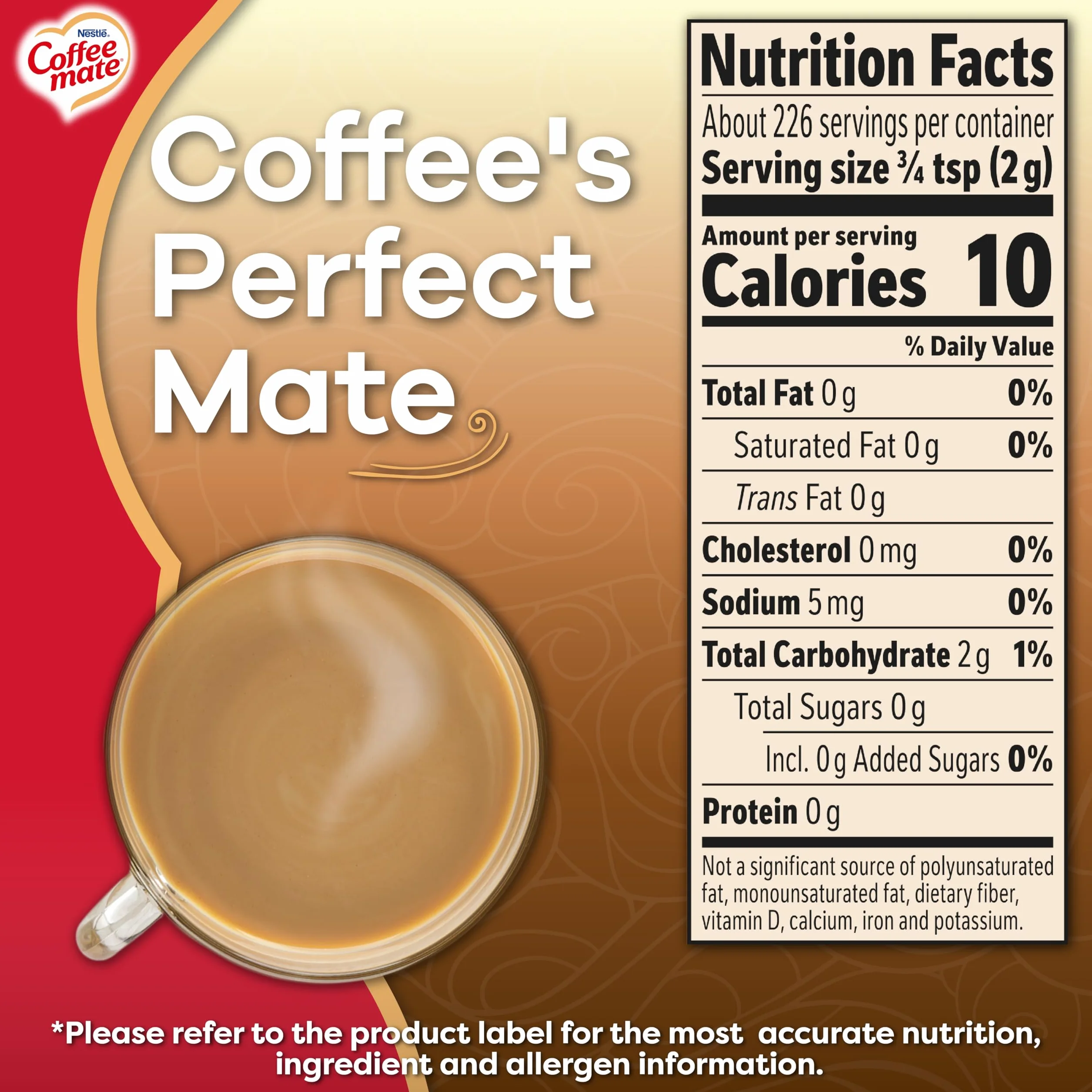 Nestle Coffee opaco Original Fat Free