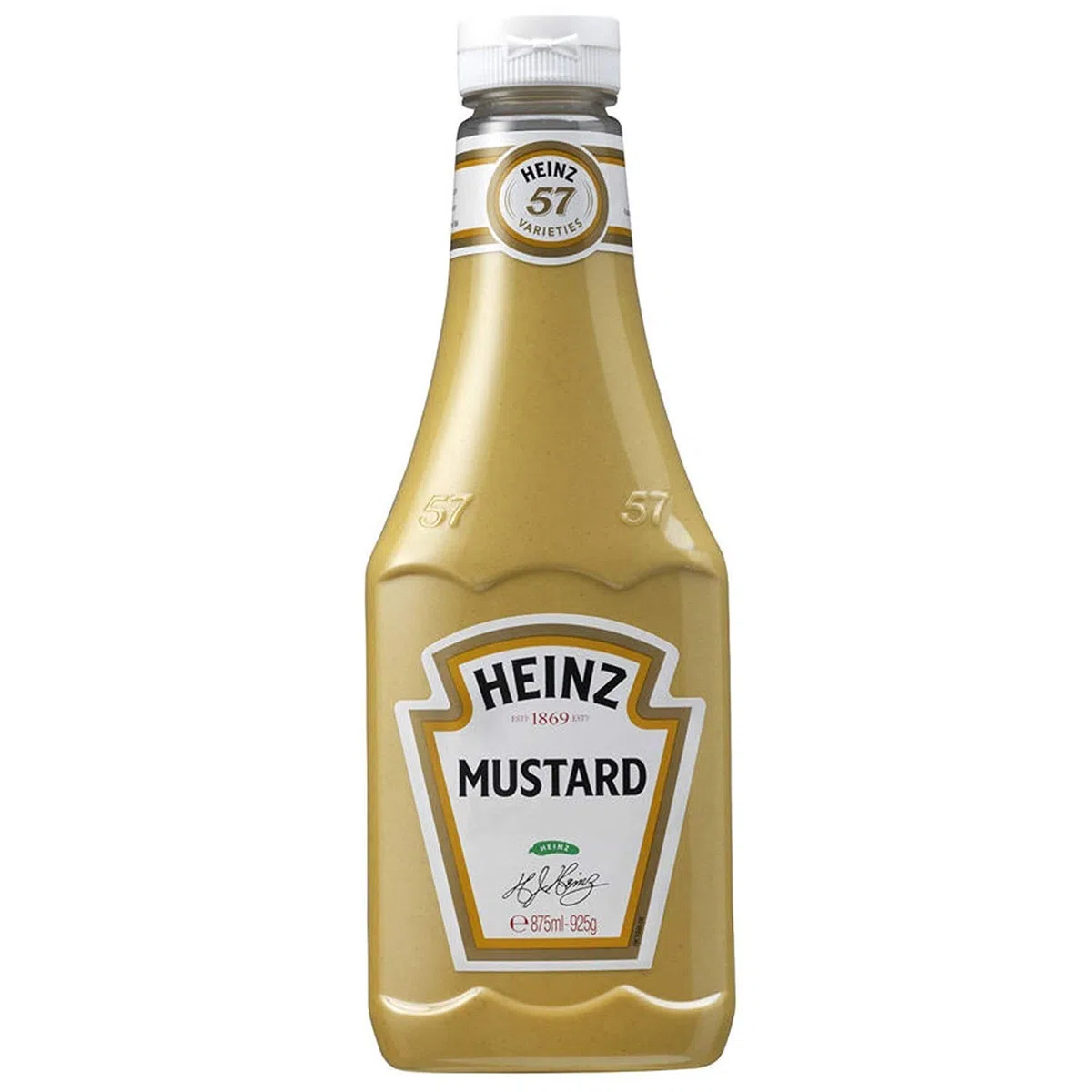 BOTTIGLIA MOSTARDA SENAPE DA 875 ml HEINZ MUSTRAD YELLOW BARATTOLO SQUEEZE PUB