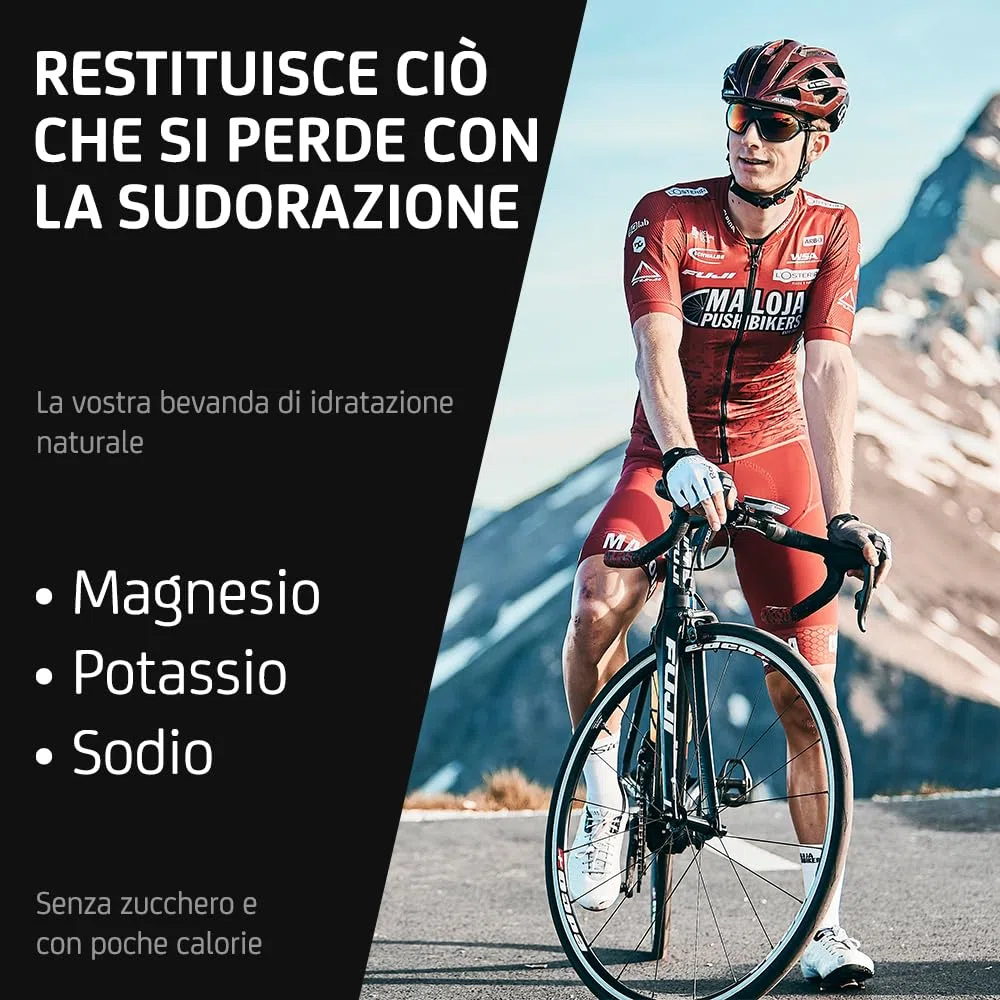 GoMo SALTED Hydration Aid | Elettroliti senza zucchero | migliore assorbimento dell'acqua e idratazione rapida | 30 porzioni singole di polvere elettrolitica con sale alpino svizzero | Gusto misto