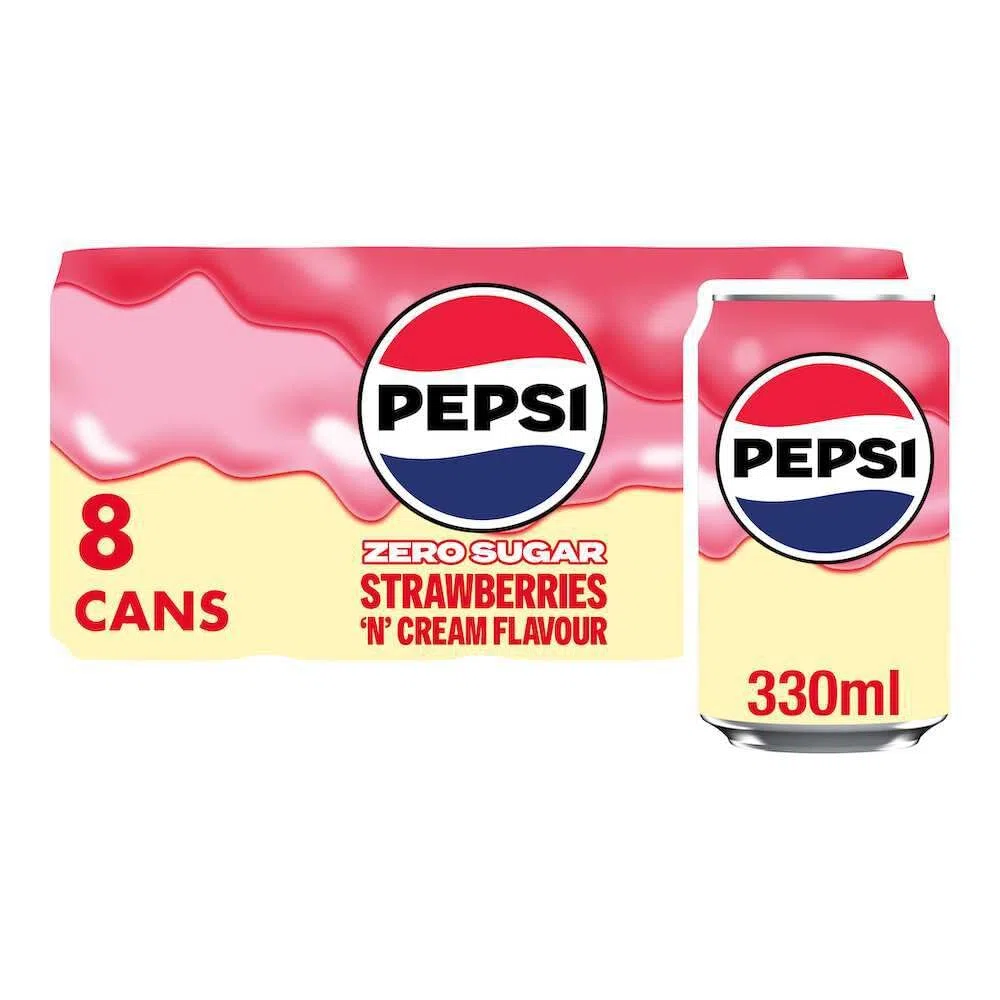 Pepsi Tratta fragole e crema, 8 x 330 ml
