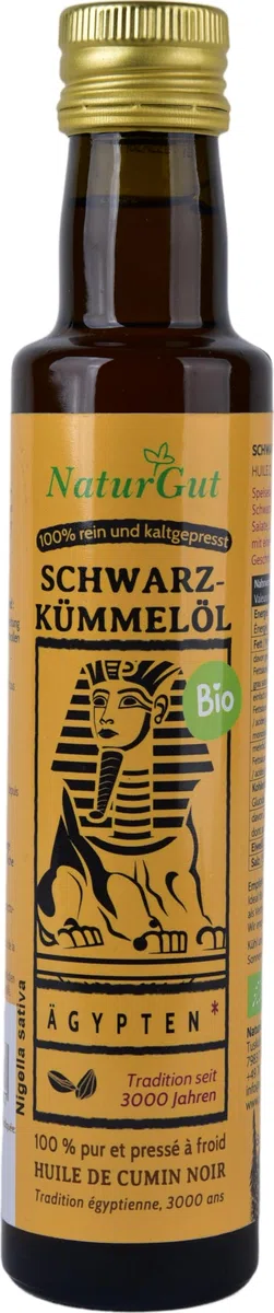 Olio di cumino nero biologico 100% genuino- nigella sativa dall'Egitto 250ml