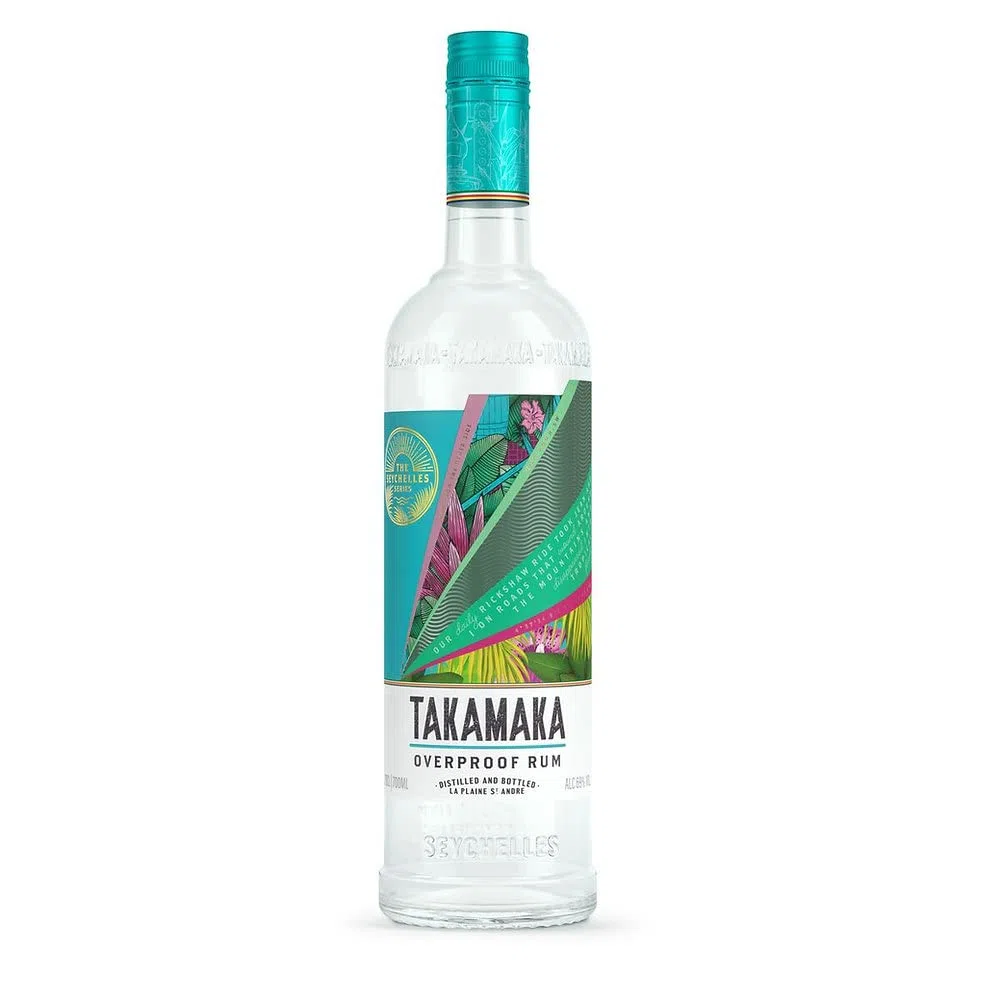 Takamaka - Overproof - Rum Bianco con Note Calde e Speziate, 69% Bottiglia da 700mlnn