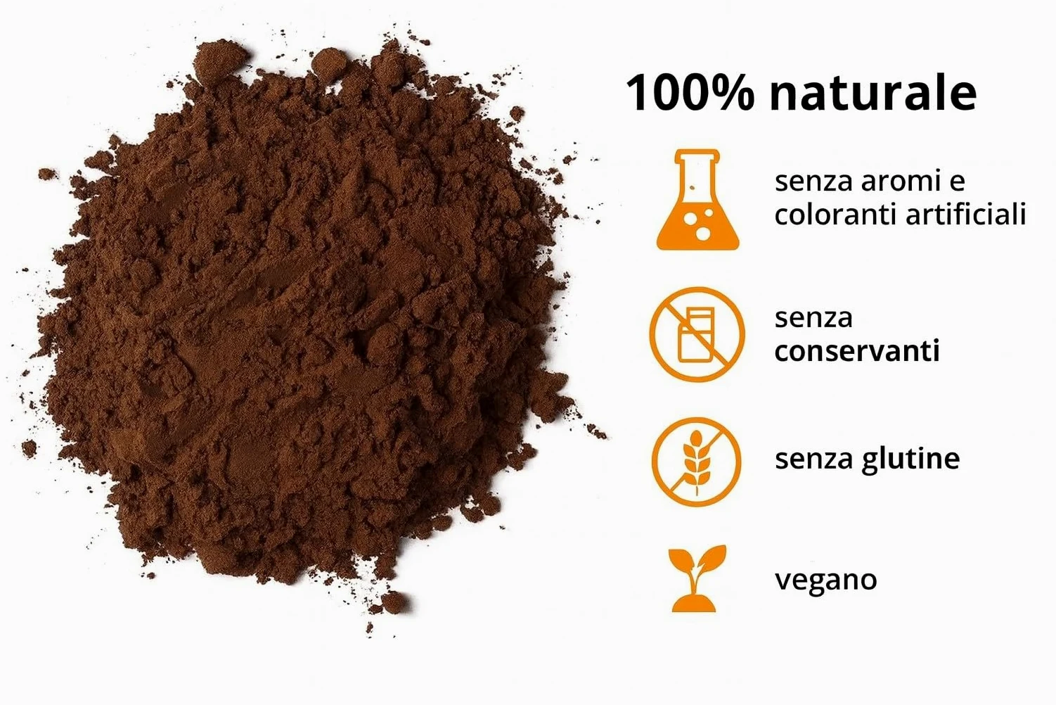 Cacao Amaro in Polvere 500g Madagascar – 100% Puro Non Alcalinizzato – Gusto Intenso e Aromatico – Ideale per Dolci, Pasticceria e Bevande – Qualità Premium