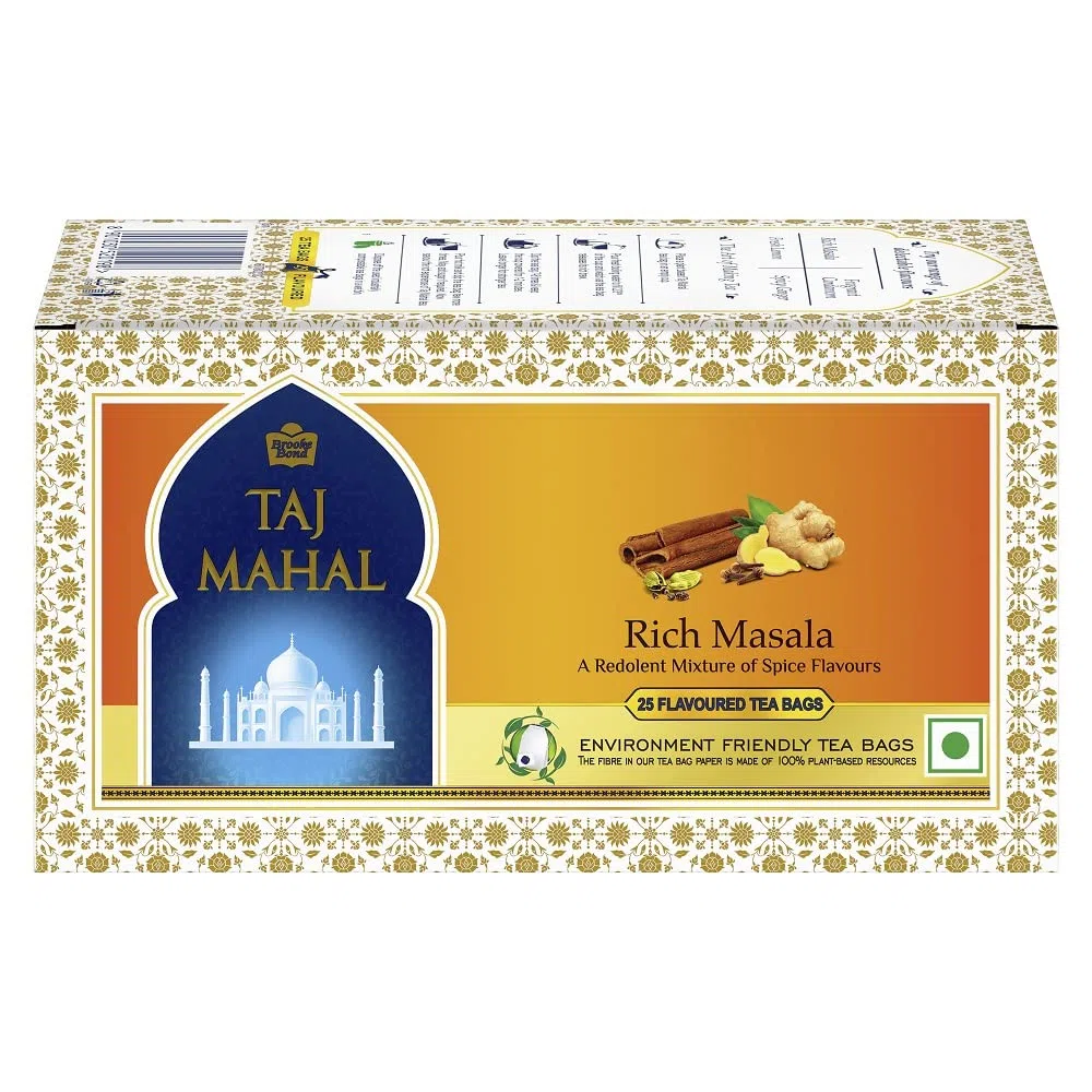 Taj Mahal Rich Masala - Confezione da 25 bustine da tè