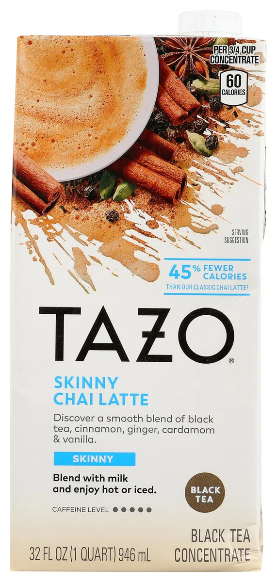 TAZO Skinny Chai Tea Latte concentrato, 32 once