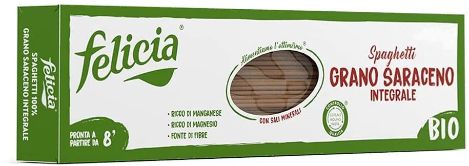 BOX RISPARMIO ANDRIANI SPA SPAGHETTI PASTA CON FARINA DI GRANO SARACENO INTEGRALE SENZA GLUTINE VEGANA 6 X 340gr