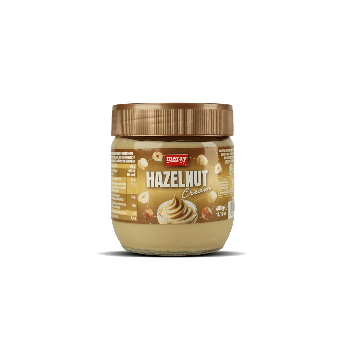 MERAY Crema di nocciole 25% 400g