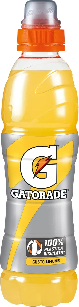 Gatorade, Sport Drink, Bevanda sportiva non Gassata Gusto Limone, Aiuta il Reintegro dei Sali Minerali Persi, Formato da 12x500 ml