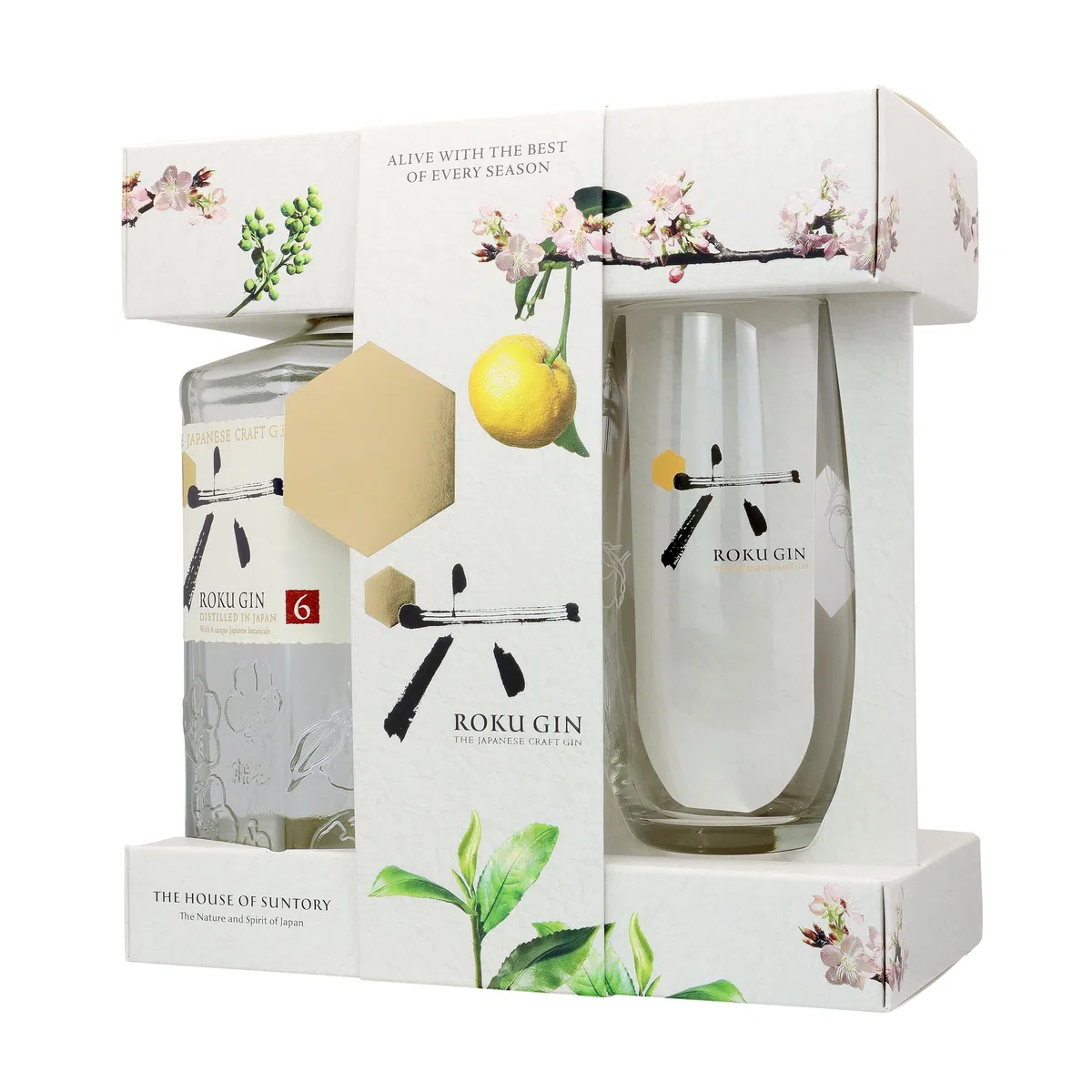 Roku Gin The Japanese Craft Gin 43% Vol. 0,7l