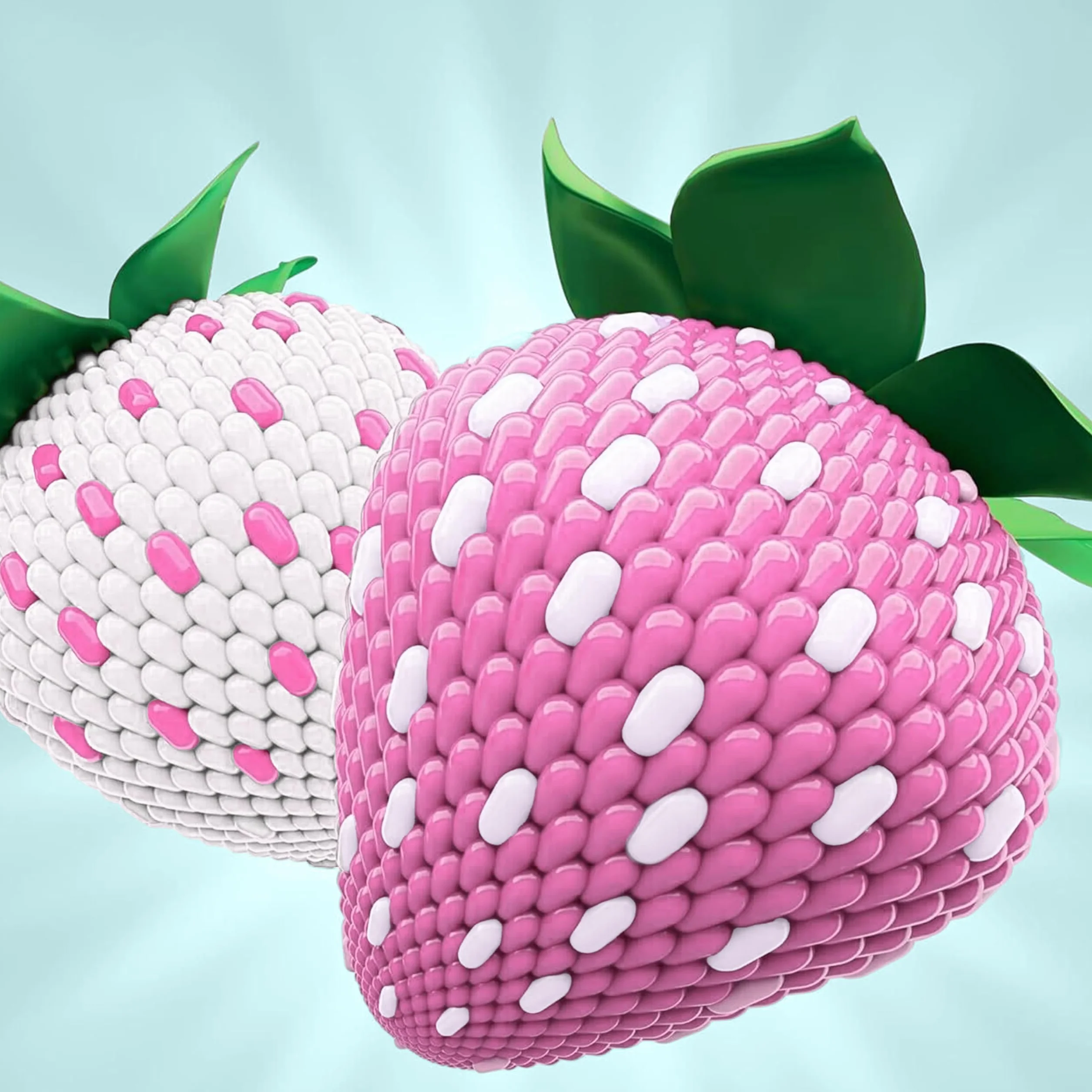 Tic Tac Strawberry Mix Confezione Doppia – 60 Mini Box per Set (4 Gusti) + Gioco Tris – 120 Mini Caramelle per Feste Bambini, Bomboniere, Compleanni e Sorprese Dolci