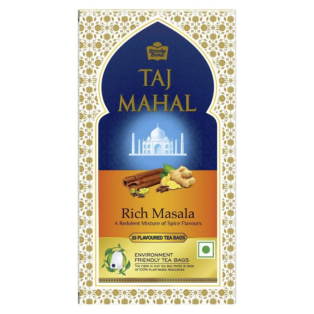 Taj Mahal Rich Masala - Confezione da 25 bustine da tè