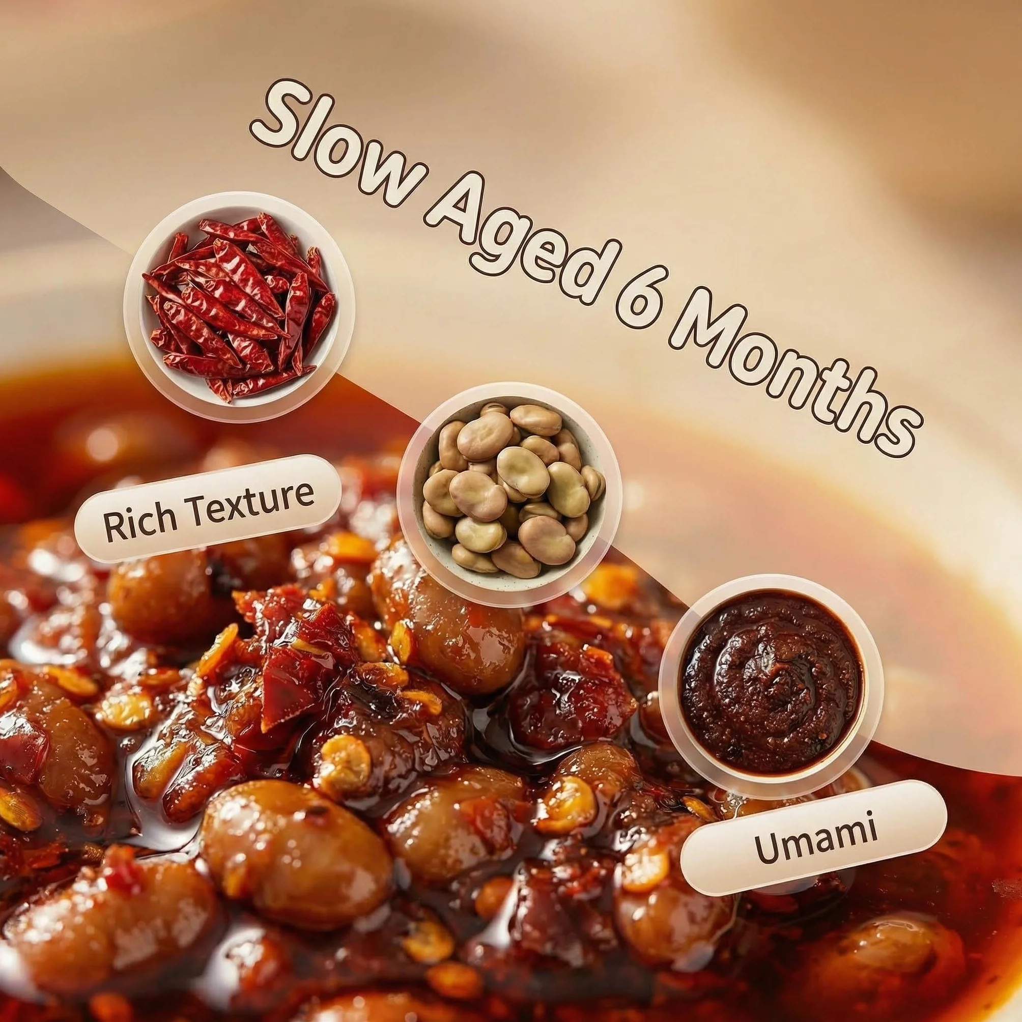 Doubanjiang 500g salsa di fagioli di peperoncino appiccicoso - Autentica pasta di fagioli rossi del Sichuan per cucinare e condire