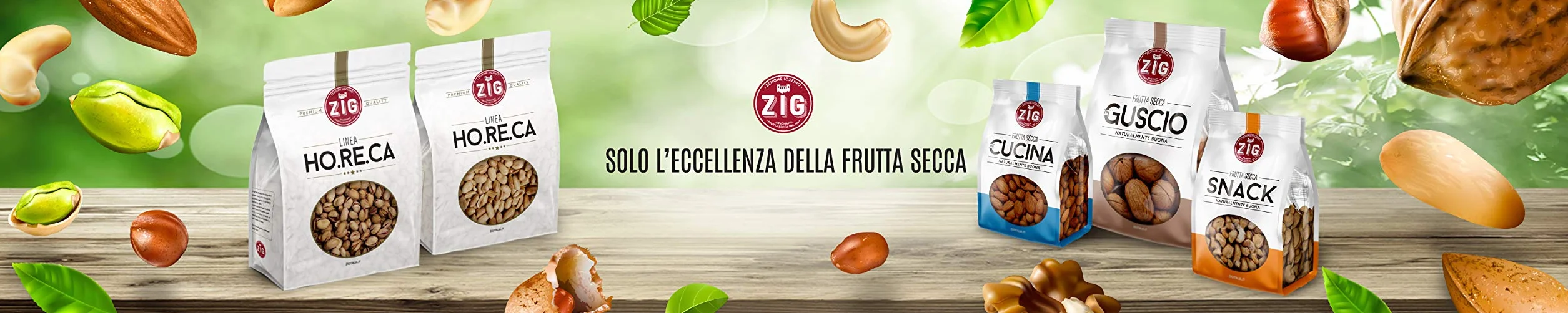 ZIG - HORECA - Nocciole sgusciate crude prima scelta extra 1 Kg