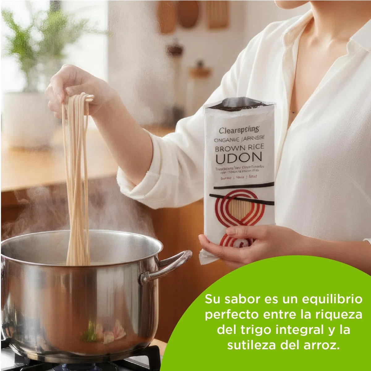 Clearspring Pasta Udon al riso integrale biologico 200 g