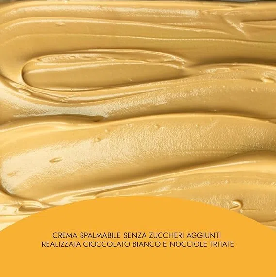 Choco Zero – Crema Proteica Crema Spalmabile Senza Zuccheri Aggiunti, Senza Glutine, Senza Lattosio, Vegano Vasetto da 200 g (3 Pezzi, Nocciolato Bianco)