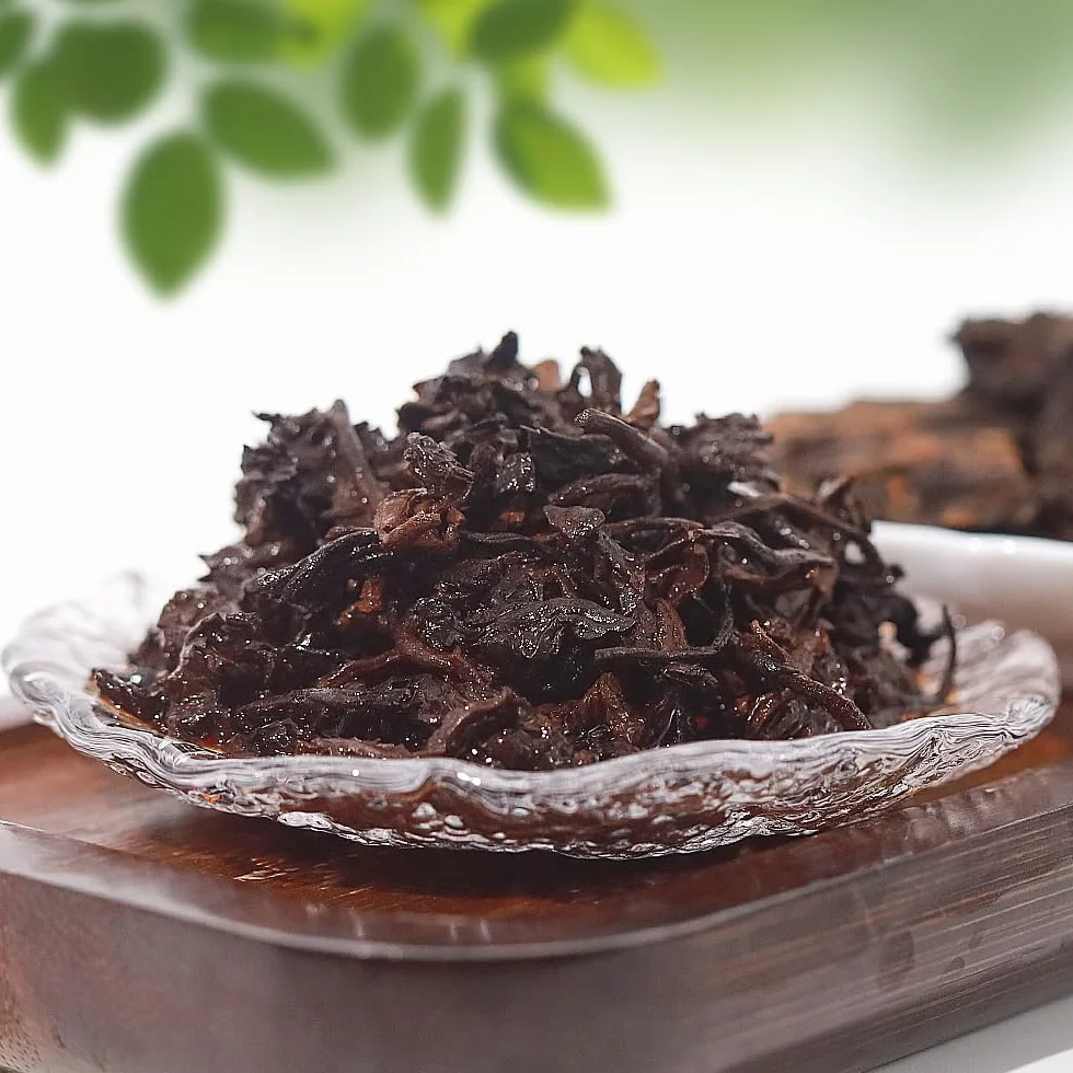 LWXLJMJZC –Torta di Tè Pu-erh Stagionato Yi Wu 2013- Shu (Stagionato) - Tè Pu-er Nero - Torta di Cinese dello Yunnan - 357g