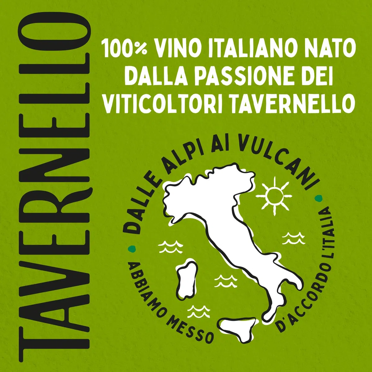 Tavernello Classico Vino Bianco d'Italia, Vino Secco con Profumi Fruttati, 10.5% Vol, Confezione con 15 Brick da 0,5 L