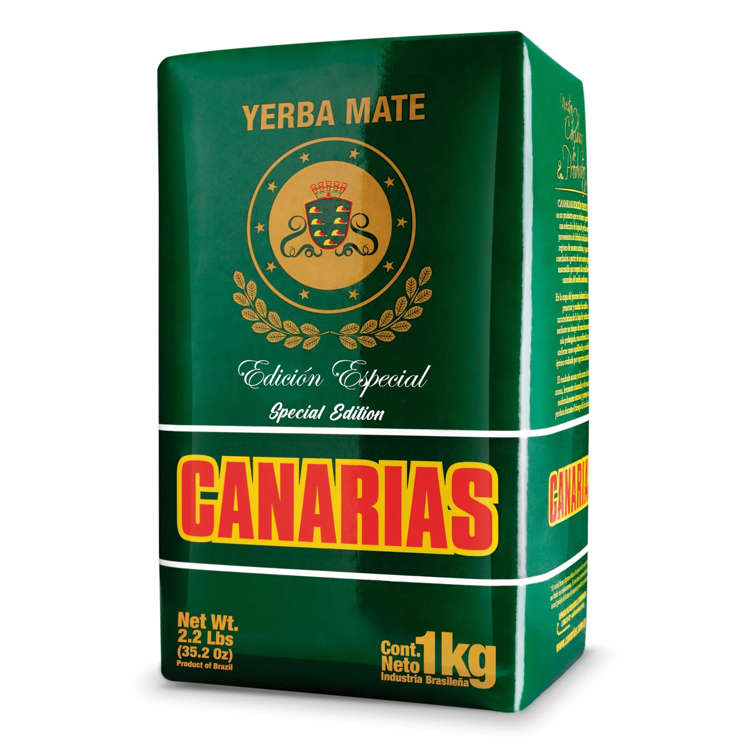 Tè Mate del Brasile, confezione da 1 kg - Yerba Mate CANARIAS Edicion Especial 1kg