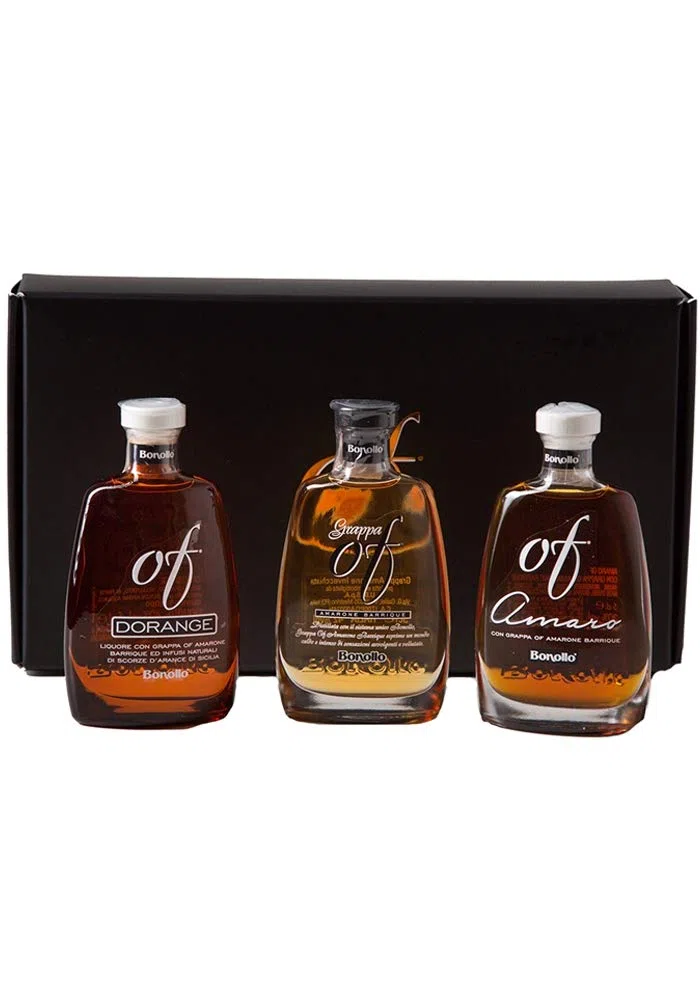 Bonollo Grappa Gioie OF Tris Grappe Collezione CL