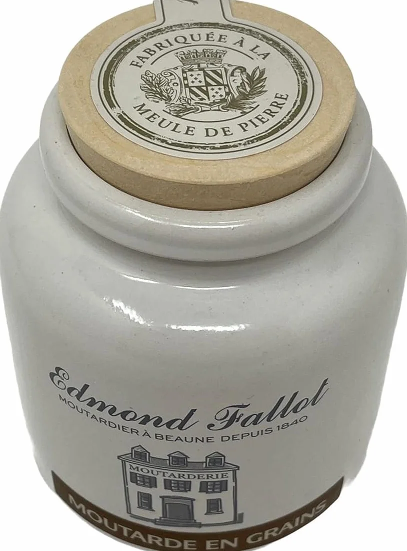 Edmond Fallot | Grani di senape di Digione - Barattolo in gres da 250 g