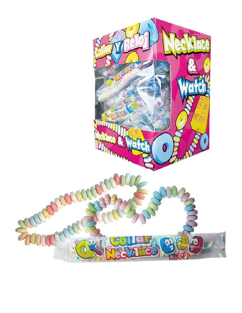 ESPOSITORE DI COLLANINE DI CARAMELLE pz 100