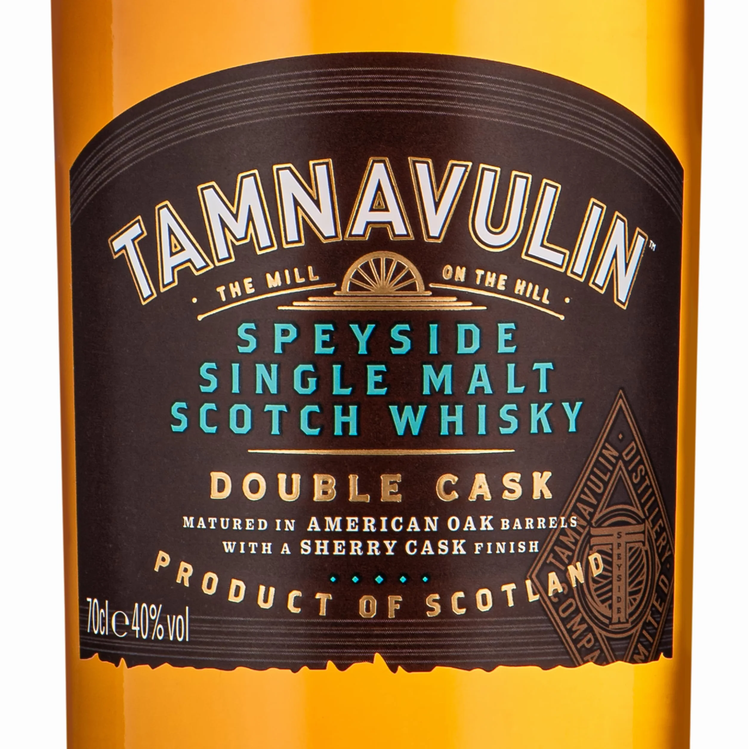 Tamnavulin - Double Cask, Single Malt Scotch Whisky Scozzese, con Maturazione Finale in Botti di Sherry, Astucciato, 40%, Bottiglia in Vetro da 700 ml