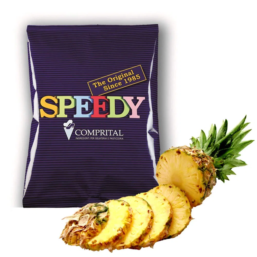 COMPRITAL kg 1,25 Prodotto Pronto per Gelato O Sorbetto al Gusto Ananas per GELATERIA Pineapple Ice Cream