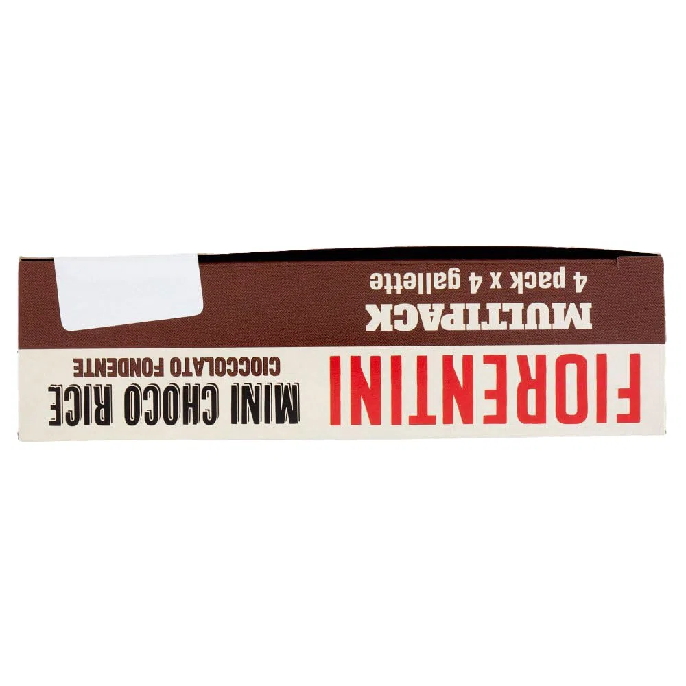 Fiorentini Mini Choco Rice Mini Gallette di Riso Ricoperte al Cioccolato Fondente 64g [BOX da 8 Confezioni]
