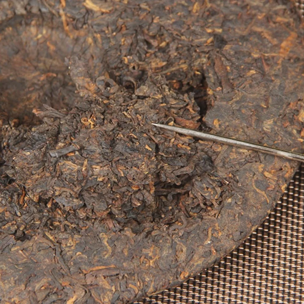 10 anni di tè nero Puerh invecchiato, 357g, Yunnan Bulang Mountain Imperial Pu'er Torta di tè matura