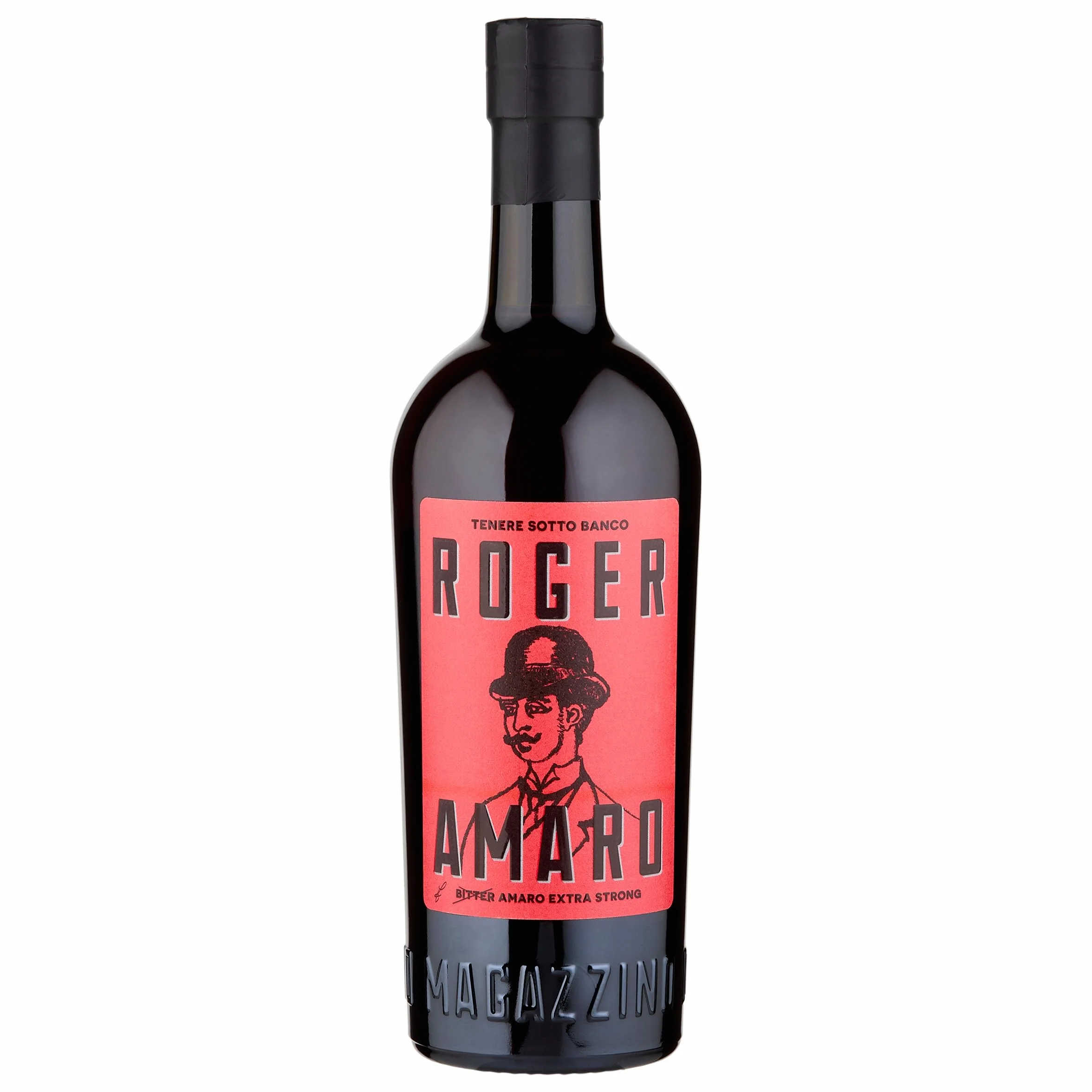 Roger Amaro, 700 ml, Amaro Calabrese con Note Intense di Agrumi, Fiori e Spezie, Ideale a Fine Pasto o in Miscelazione, Botaniche dal Vecchio Magazzino Doganale, Idea Regalo, 25% Vol.