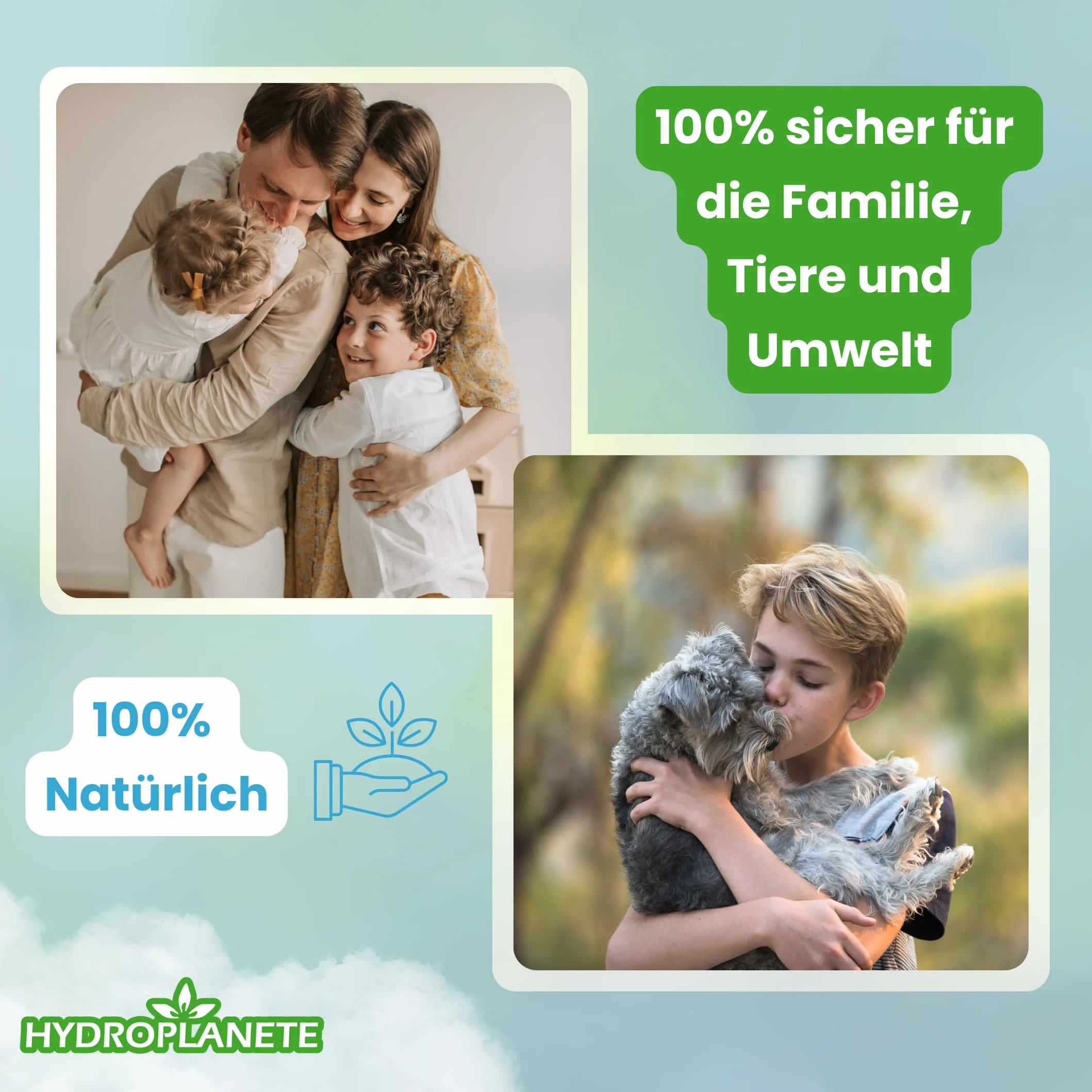 Bicarbonato di sodio multiuso - Polvere per uso alimentare e domestico - Senza additivi e 100% naturale - Prodotto in Francia - Disponibile da 1 kg a 20 kg - Hydroplanete