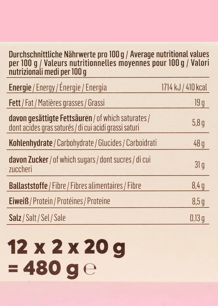 KoRo - Palline di cioccolato fondente ripiene all'arancia bio - 12 x 2 x 20 g - A base di avena e anacardi - Con ripieno fruttato all'arancia - vegan