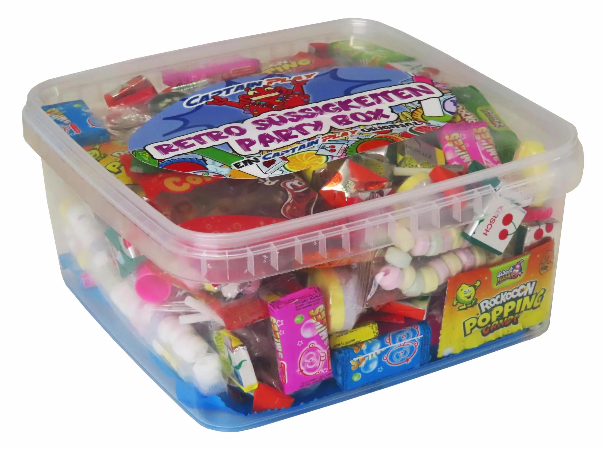 CAPTAIN PLAY Scatola Regalo di Caramelle Retrò 1kg, Idea Regalo, Caramelle 1 kg