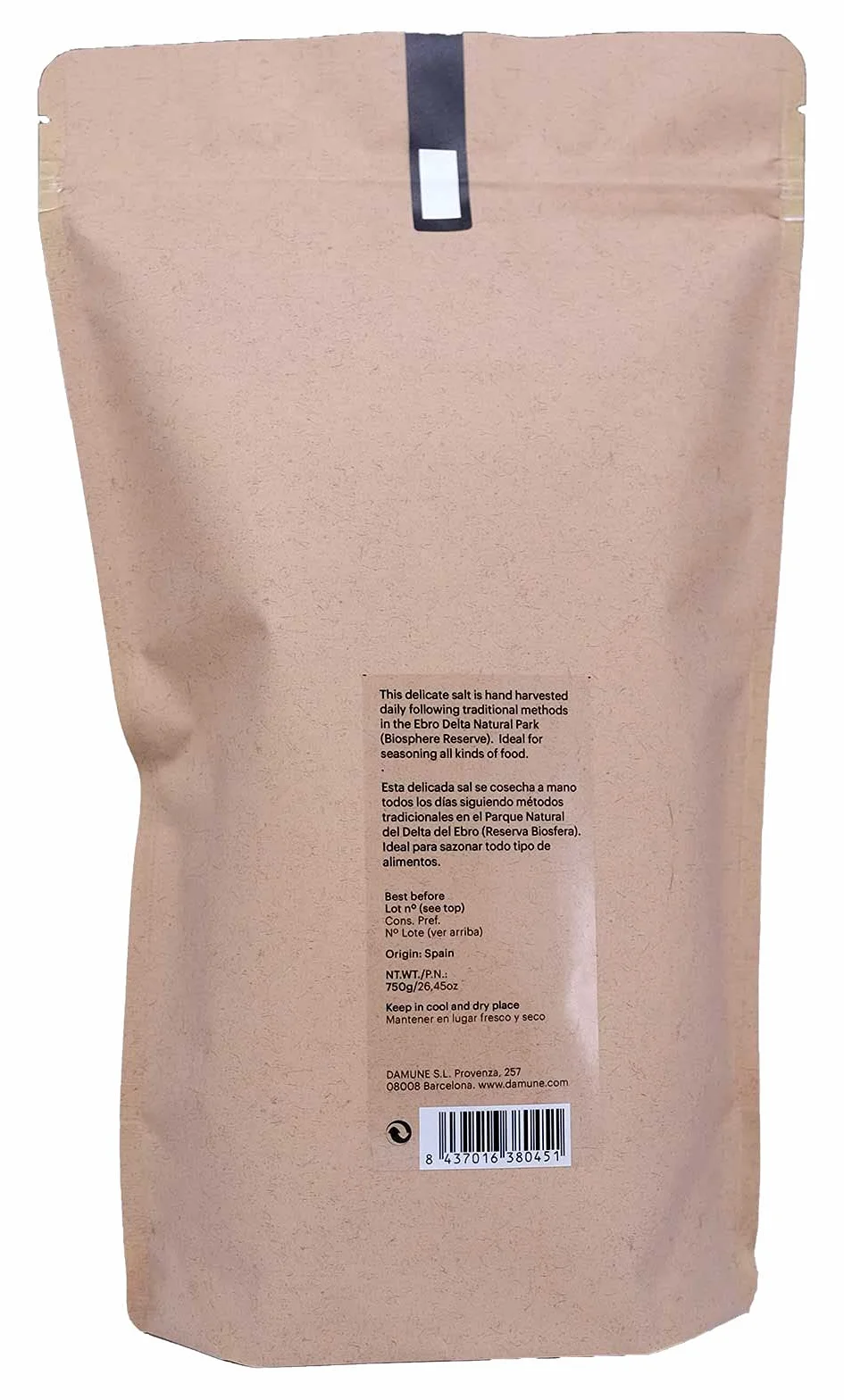 DAMUNE Fiore di Sale Delta dell’Ebro – 750g