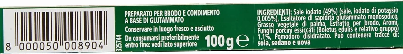 10 pezzi Star Il Mio Dado Funghi Porcini, cubetti di brodo, scatole con 10 cubetti di funghi porcini + portachiavi Beni Culinari