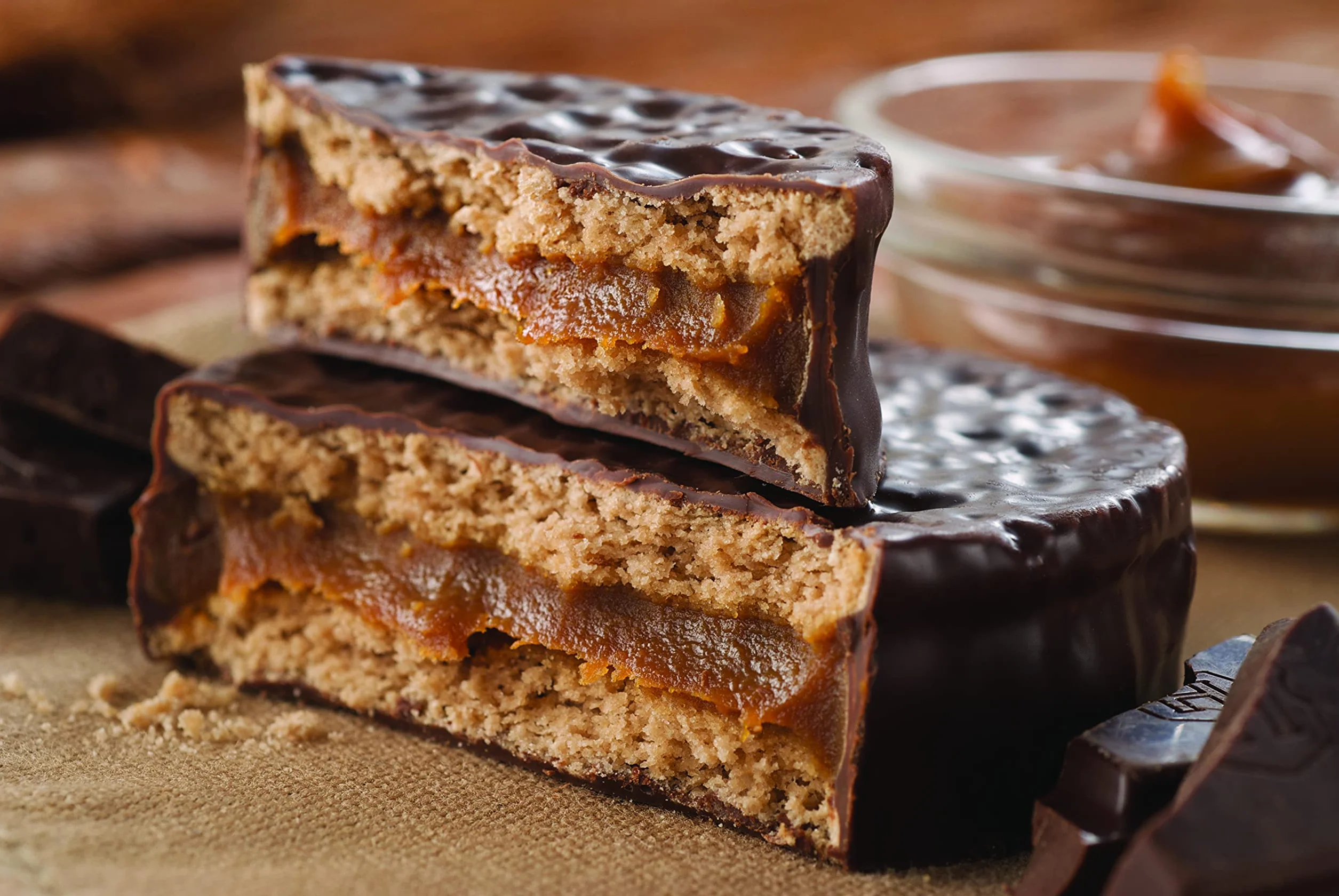 Havanna | Alfajores al Cioccolato | Biscotti Ricoperti Ripieni di Dulce de Leche | 12 unità | 660 g