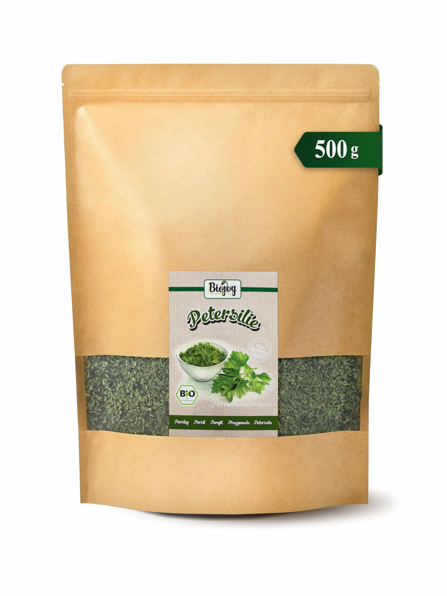 Biojoy Prezzemolo BIO (500 g), essiccato e strofinato (Petroselinum crispum)
