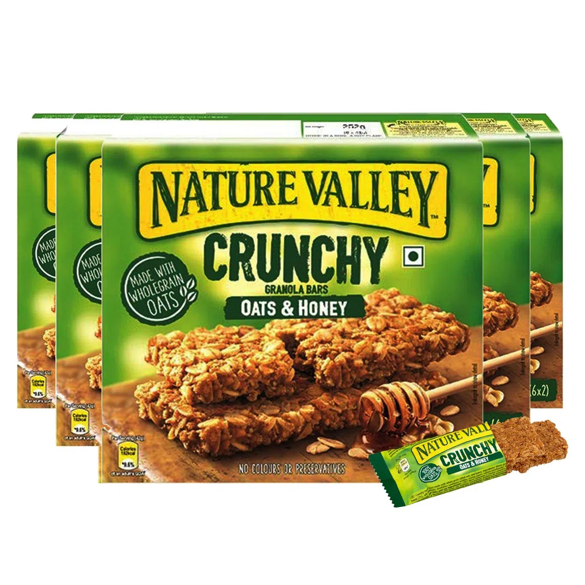 Nature Valley Crunchy Oats and Honey Confezione da 5 (5 x 210 g)