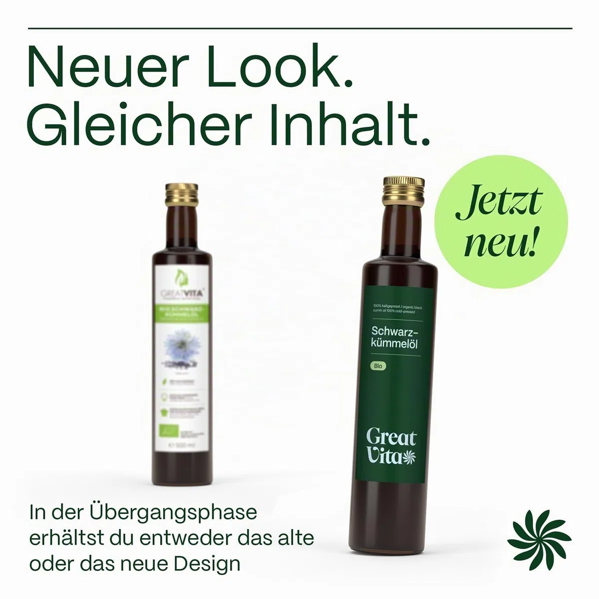 Olio di cumino nero biologico MeaVita, pressato a freddo, confezione da 2 (2 x 500ml)