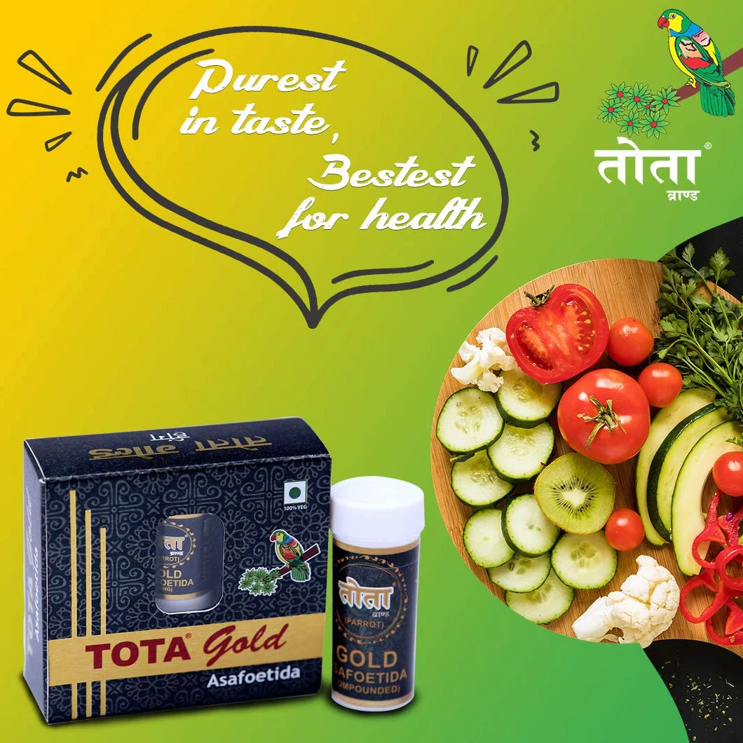 Tota Heeng Pure Hing, cristalli dorati 100% puri, 14 g, confezione da 2