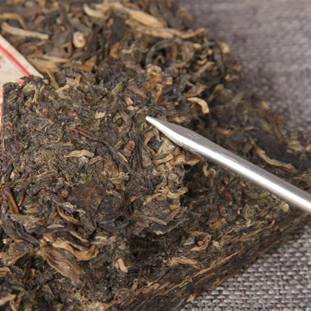 Classico Per La Degustazione - Yunnan Menghai Invecchiato Pu'er Tè Crudo, 250g Premium Grade Tè Mattone