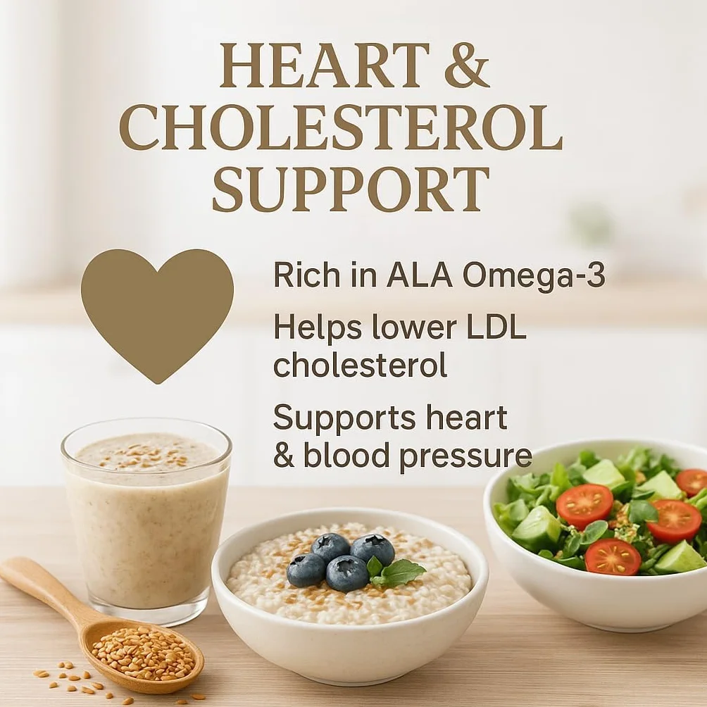 GiDeli Semi di Lino Dorati 5kg – Ricchi di Acidi Grassi Omega 3 e Proteine – Poveri di Zuccheri – Perfetti per la Cottura al Forno – Vegani – Integrali e Naturali – Ideali per Muesli e Pane