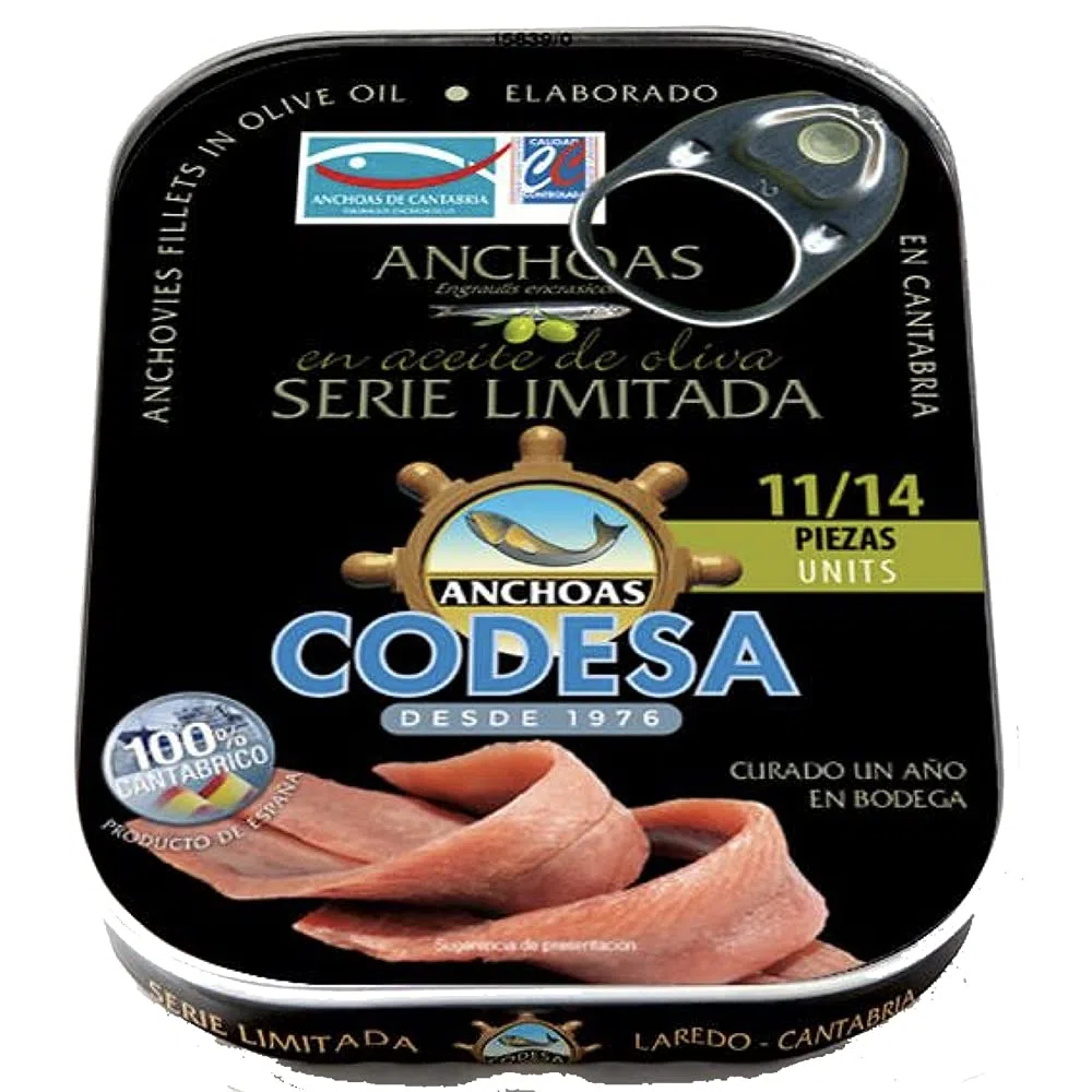 Filetti di Acciughe Mar Cantabrico Serie Limitata CODESA 85 gr