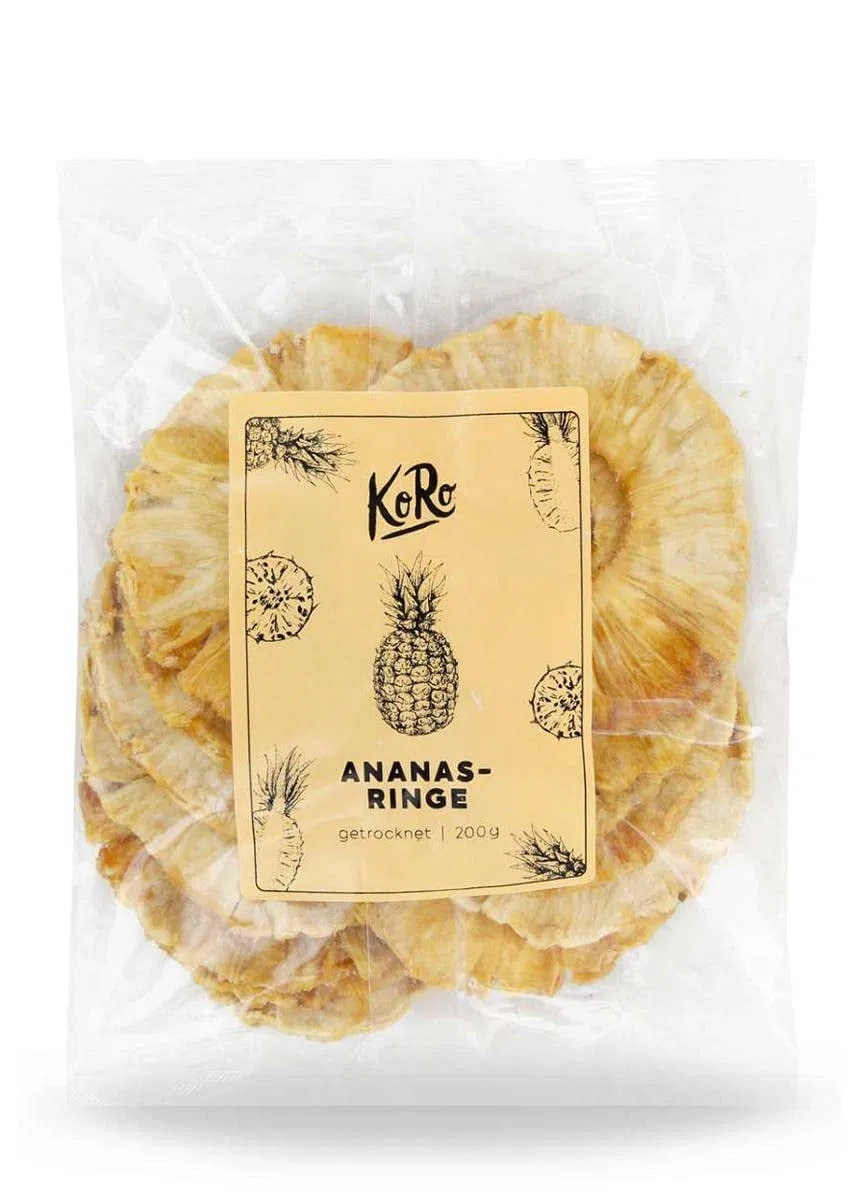 KoRo - Anelli di ananas senza zuccheri aggiunti formato prova | 200 g
