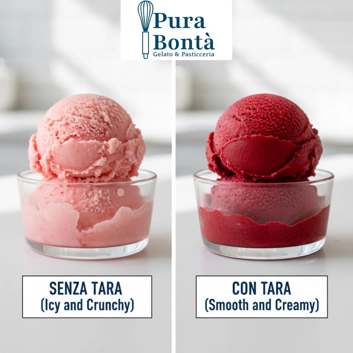 PURA BONTÀ Gomma di Tara in Polvere 500 g | Addensante e Stabilizzante 100% Naturale | Ideale per Gelato Cremoso Senza Ghiaccio | Vegano, Senza Glutine | Farina di Semi di Tara Confezionato in Italia